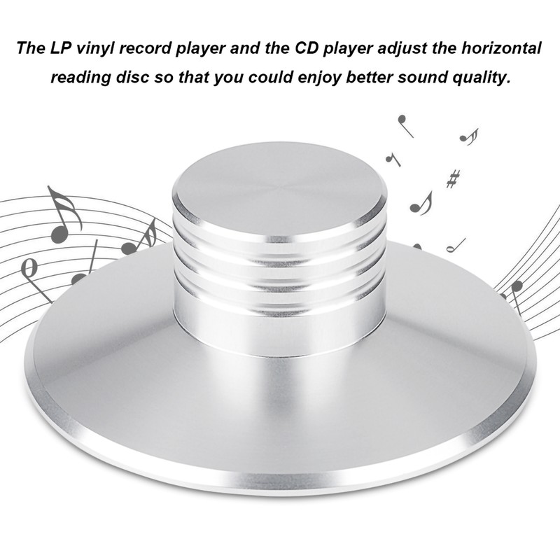 NEW Black Record Weight Clamp LP Vinyl Turntables Metal Disc