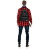 Peicees - Mochila deportiva impermeable con cordón para hombres y