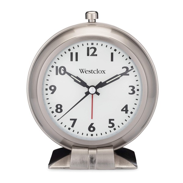 Westclox Analog Metal Big Ben Alarm Clock Silver
