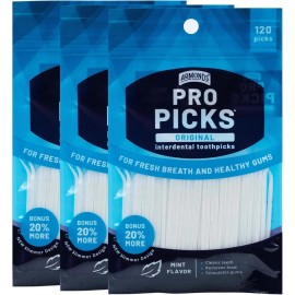 Armonds ProPicks Original Dental Picks for Teeth Cleaning - Disposable Plastic Toothpick