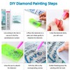 5D Diamond Art Painting Kits Black Rose Full Drill Round