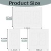 Tondiamo 40 Pcs White Wall Insulation Gasket Rectangle Wall Plate
