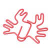 100Pcs Kids Paper Clips Crab Style Metal Exquisite Color Wide