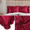 PiccoCasa Satin Pillowcases for Hair and Skin, Retro Silky Pillow