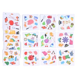 Flip Card Game Family Early Learning Board Juegos a Juego Juego de Cartas Regalos Reglas Simples para Que los niños jueguen Todos los días            