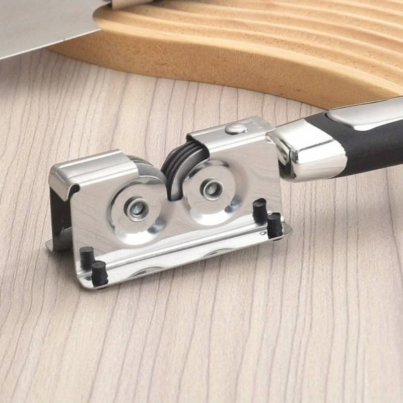 A Stainless Steel, Durable, Rust-resistant Home Kitchen Sharpener, Suitable for