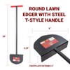 BULLY TOOLS Manual Lawn Edger - Professional and Heavy-Duty Garden