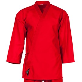 Tiger Claw 7.5 Oz Karate Uniform Light Weight Red Top Only #2