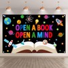 Luminora 72x43inch Fabric Reading Backdrop World Book Day Classroom Photography