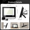 300W LED Flood Light, 36000LM Floodlight with Plug,IP66 Waterproof Outdoor