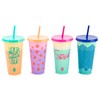 TAL Color Changing Cup with Lid and Straw 24oz, Pattern