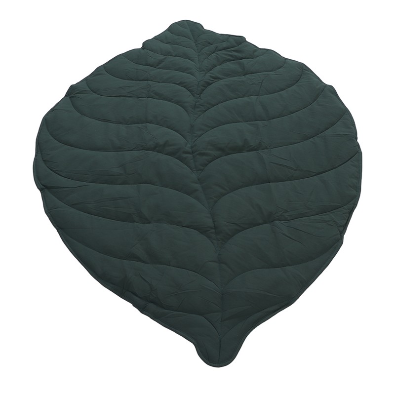 Leaf Shaped Rug Multipurpose Soft Comfortable Special Shaped Baby Crawling