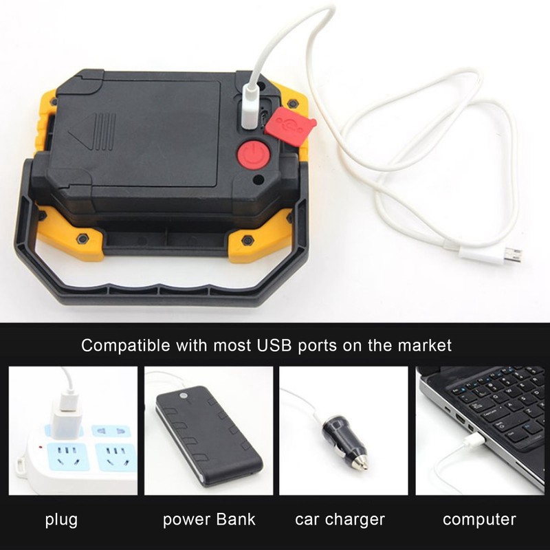 COB Work Light USB Charging Portable Floodlight Waterproof Emergency Portable