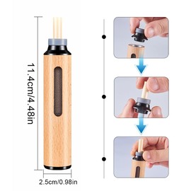 XPEX Pack of 1 ashtray for on the go, pocket ashtray for on the go, travel ashtray for on the go, odour-proof bag, pocket ashtray odour-proof (A)