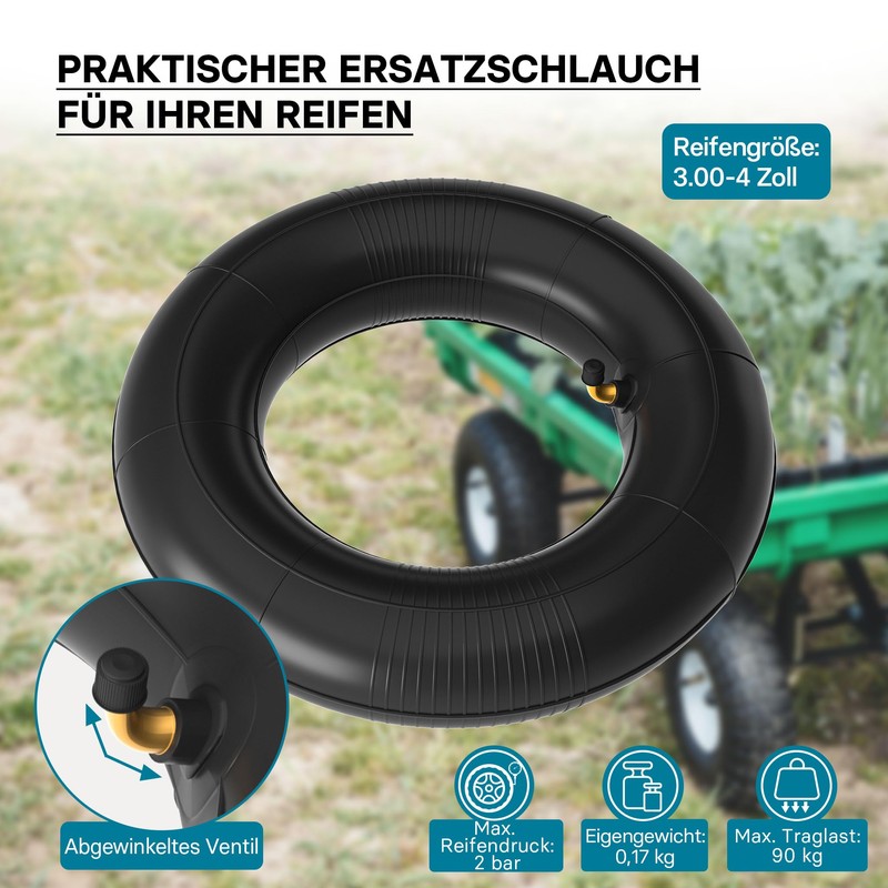 Standard Inner Tube for Wheelbarrow Size 3.00/3.50-4 TR87