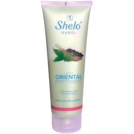 Sheló Nabel Crema Oriental Facial y Corporal con Ginseng, Sen, Té Verde y Nuez Verde, 250 ml