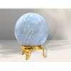 Blue Calcite Crystal Ball with Stand - 2" Inches Crystal