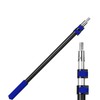 Bates- Extension Pole, 2.4 to 6 Ft Pole, Dark Blue,