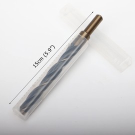 Reduced Shank Twist Drill Bits 14mm, HSS 4341 for Iron/Copper/Stainless Steel/Aluminum Plates Drilling