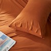 Household 100% Jersey Cotton Queen Size Pillowcase 20”x30”-Light Weight, Comfortable,