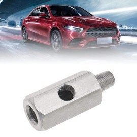 YINETTECH 1/8 NPT T-Piece Connection Adapter DIY Connection Turbo Oil Line Pressure Sensor Stainless Steel Oil Pressure Sensor Adapter Stainless Steel