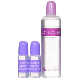 Aloe Co. Hyaluronic Acid Solution 2.8 fl oz (80 ml) + 0.3 fl oz (10 ml) x 2 Bottles