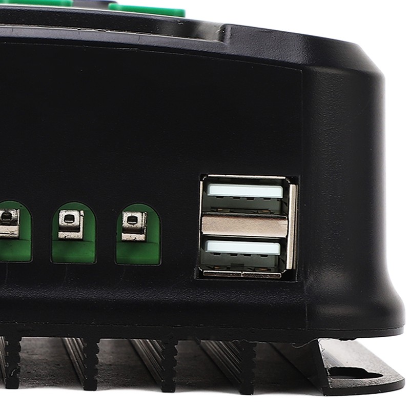 MPPT Solar Charge Controller LCD Screen Solar Panel Regulator 12V
