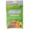 Halls Defense Sugar-Free Vitamin C Citrus 25 Drops/Pack (Pack of