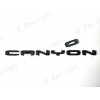 GMC 4PCS Gloss Black Door Rear AT4 Canyon OVERLAY Emblems