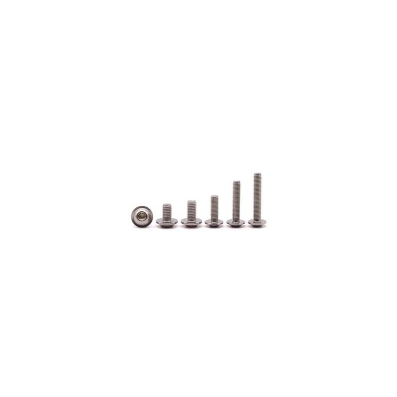 M4-0.7 x 20mm (50 pcs) Button Head Socket Cap Screws