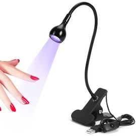 SAVILAND SAVILAND U V LED Nail Lamp C Mini Led Nail Lamp Gel X Lamp for Nails with Securing Clip Rotatable Led Light for Nails for Curing Gel Polish U V Nail Gels Manicure Home DIY, Black