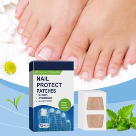 144PCS Extra Strength Fungal Nail Patches for Toenail Fungus, Tea Tree Oil Formula, Overnight Renewal Stickers for Ingrown and Damaged Nails, Soft Breathable Pads for Daily Use (2-Pack)