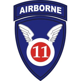 US Army 11th Airborne Division Patch Decal Sticker 3.8"