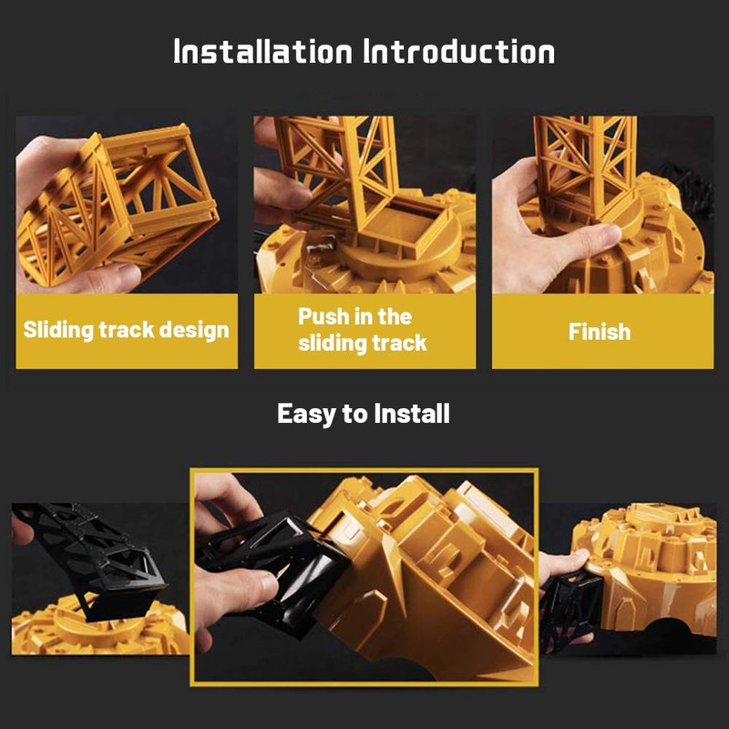 Mini Tudou RC Crane Toy,50.4 inch Tall 2.4GHz Remote Control