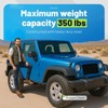JMTAAT Rugged Side Steps Compatible with 2007-2018 Jeep Wrangler JK