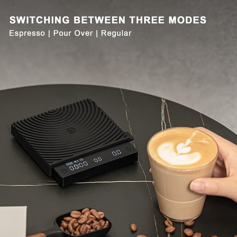 TIMEMORE Basic Mini Coffee Scale with Timer, Multifunction Electronic Espresso
