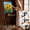 Adjustable Artist Easel - 19.69" to 61.8", Portable Folding Tabletop