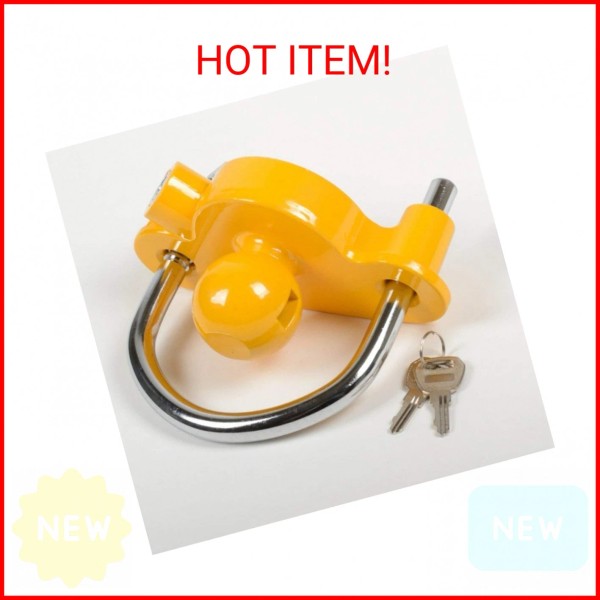 ATE Pro. USA 2" Trailer Hitch Ball Coupler Lock Universal