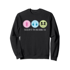 Teen Girls K Pop Merch Bubble Tea Youth KPop and Boba Sweatshirt