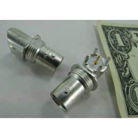 AMP 2 Tyco Amp BNC Connector Jacks, Female Socket 50 Ohm PCB Mount, Thru Hole Angle