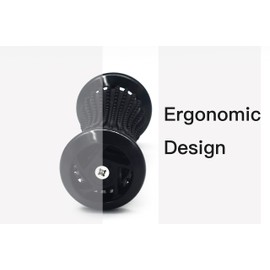 ChiFit Manual Foot Massager Foot Roller Foot Reflexology Therapy Reach The Spleen and Relax The Nerves, Bag Packing …(Dark Black)