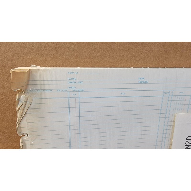 Wilson Jones 91 Ledger Sheets 9 1/4" X 11 7/8"