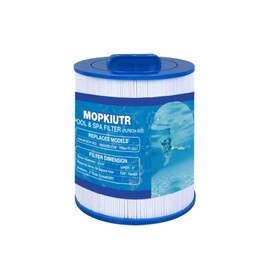 MOPKIUTR PAS50SV-F2M Spa Filter Compatible with Unicel 6CH-502, Filbur FC-0311, Excel Filters XLS-604,Magnum AR50, Baleen AK-90161, Excel Filters XLS-604 Hot Tub Filter (1, White)