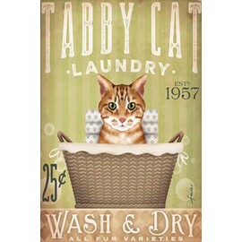 Orange Cat Jigsaw Puzzles 1000 Pieces for Adults -Tabby Cat Laundry Wooden Puzzles for Adults and Family Home Decoration Family Entertainment Leisure Fun Interactive, Relaxing Holiday Puzzles