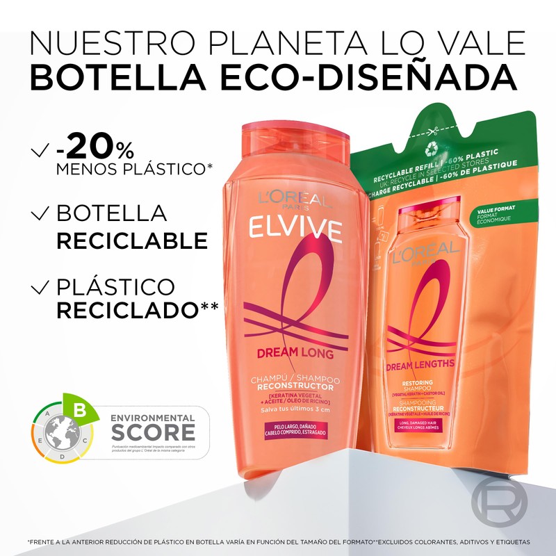 L'Oréal Paris Elvive Dream Long Shampoo, 380 ml
