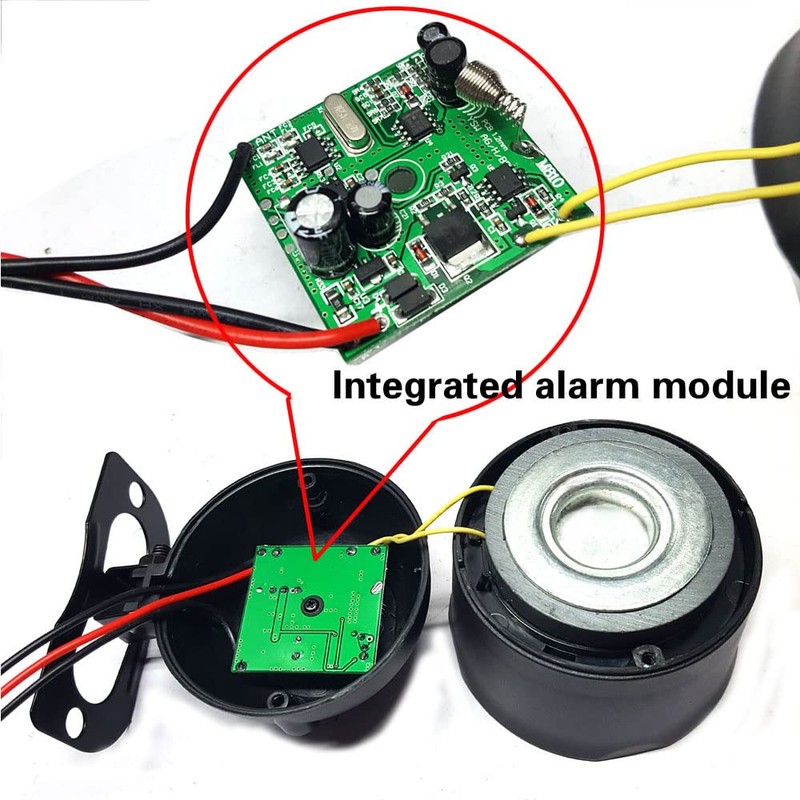 Baceyong Car Alarm System, Cw-8110 120DB Security Horn with 2