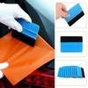 4PCS Car Wrapping Vinyl Squeegee Scraper Tool Wrap Soft Felt
