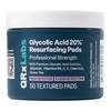 Glycolic Acid 20% Resurfacing Pads for Face & Body with