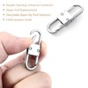 Aemoe Double Opening Mini Carabiner Zipper Clip Zipper Pull Replacement,