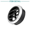 ACROPIX Air Outlet Vent Louvered Dashboard Electroplate Knob Fit for